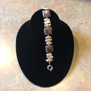 Pearl and Agate Bracelet